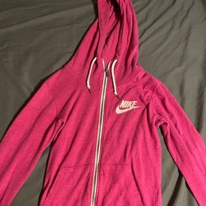 Pink Nike Women’s Zip-Up Hoodie